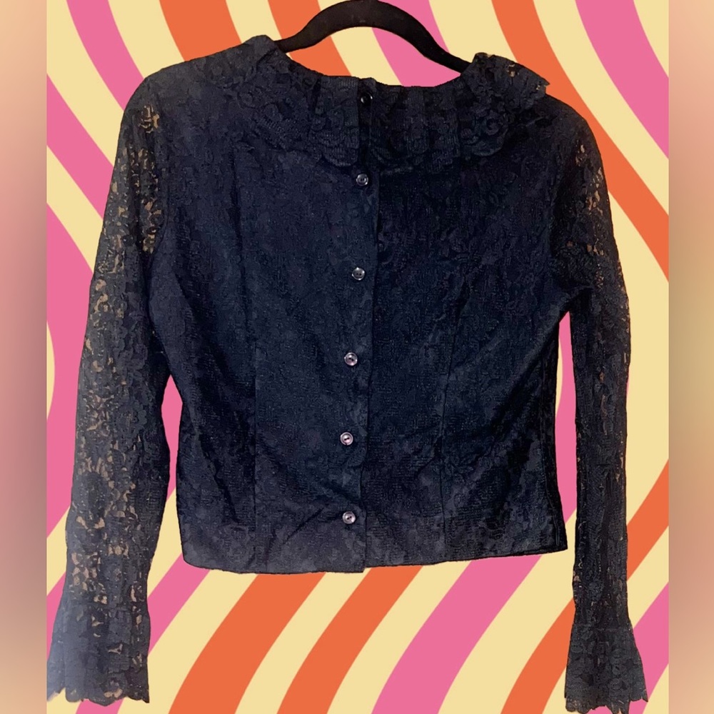 1960s Kim winter lace blouse